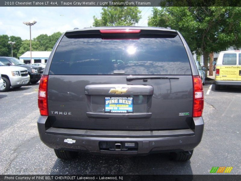 Taupe Gray Metallic / Light Titanium/Dark Titanium 2010 Chevrolet Tahoe LT 4x4