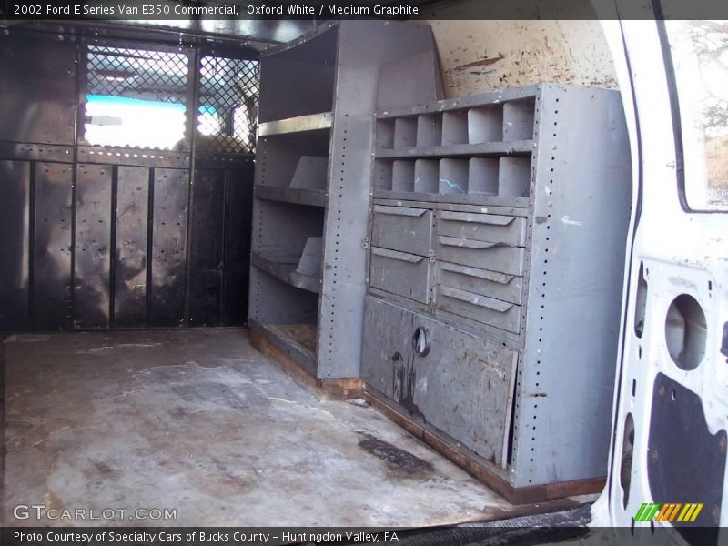 Oxford White / Medium Graphite 2002 Ford E Series Van E350 Commercial