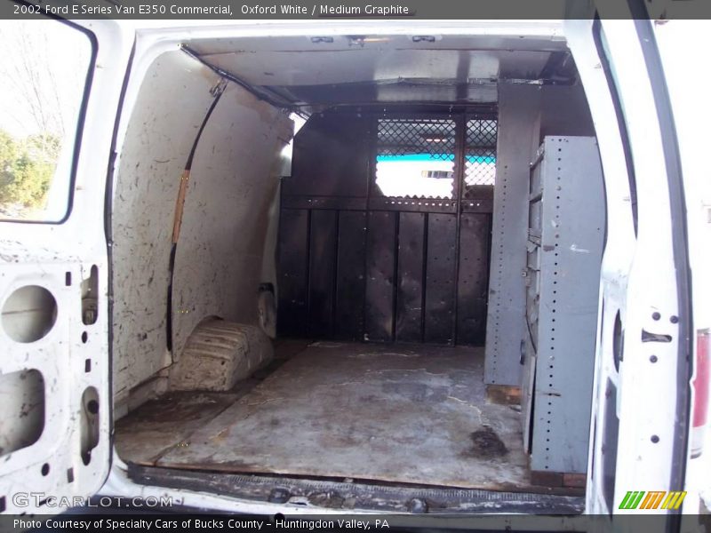 Oxford White / Medium Graphite 2002 Ford E Series Van E350 Commercial