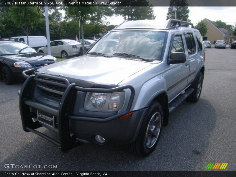Silver Ice Metallic / Gray Celadon 2002 Nissan Xterra SE V6 SC 4x4