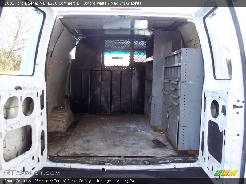 Oxford White / Medium Graphite 2002 Ford E Series Van E350 Commercial