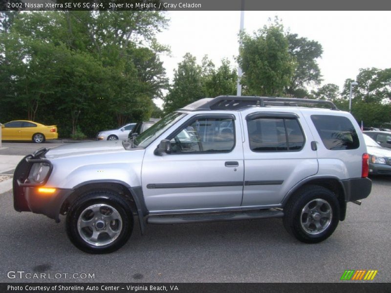 Silver Ice Metallic / Gray Celadon 2002 Nissan Xterra SE V6 SC 4x4