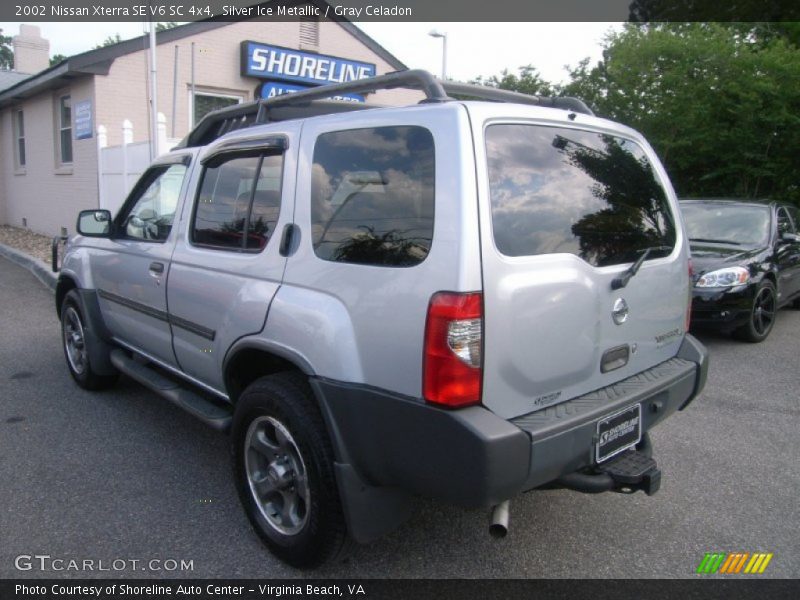 Silver Ice Metallic / Gray Celadon 2002 Nissan Xterra SE V6 SC 4x4