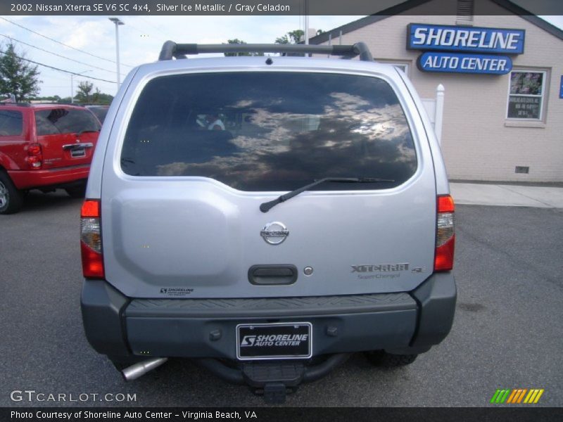 Silver Ice Metallic / Gray Celadon 2002 Nissan Xterra SE V6 SC 4x4