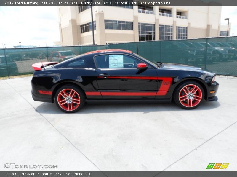  2012 Mustang Boss 302 Laguna Seca Black/Race Red