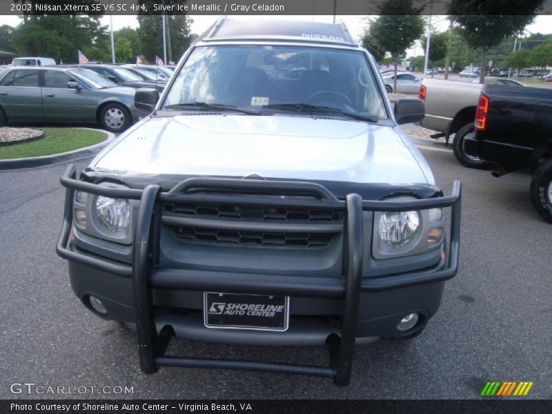 Silver Ice Metallic / Gray Celadon 2002 Nissan Xterra SE V6 SC 4x4
