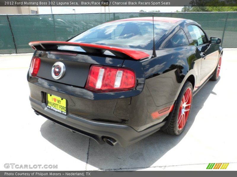 Black/Race Red / Charcoal Black Recaro Sport Seats 2012 Ford Mustang Boss 302 Laguna Seca