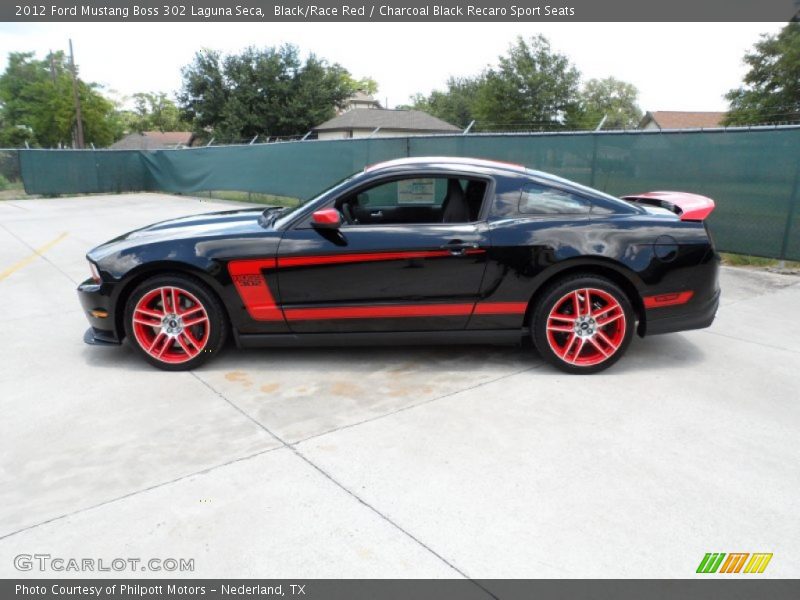  2012 Mustang Boss 302 Laguna Seca Black/Race Red