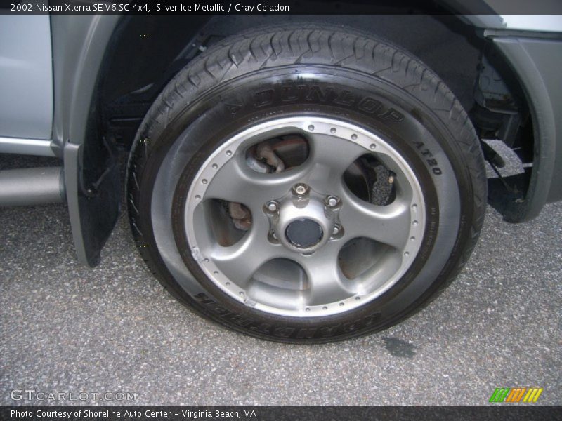 Silver Ice Metallic / Gray Celadon 2002 Nissan Xterra SE V6 SC 4x4