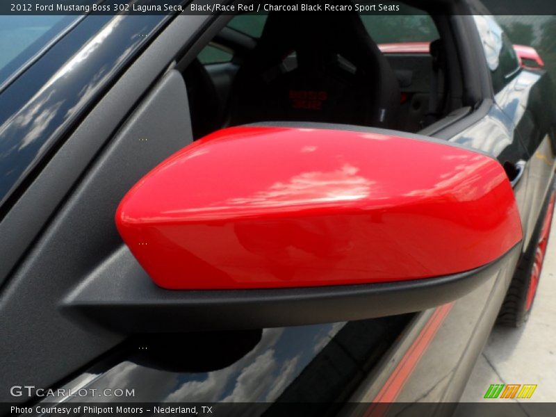 Black/Race Red / Charcoal Black Recaro Sport Seats 2012 Ford Mustang Boss 302 Laguna Seca