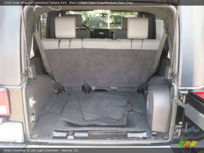 Black / Dark Slate Gray/Medium Slate Gray 2009 Jeep Wrangler Unlimited Sahara 4x4