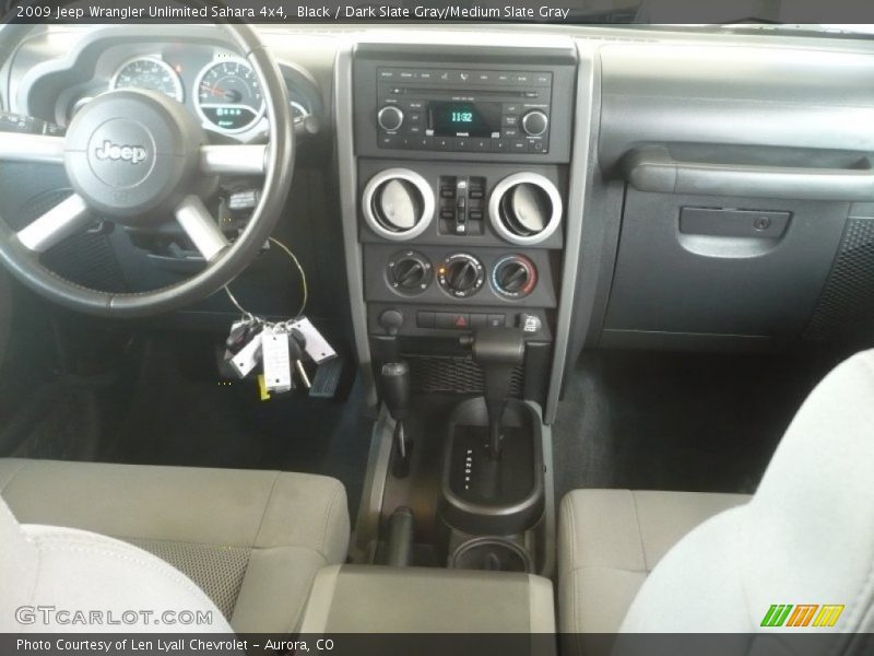 Black / Dark Slate Gray/Medium Slate Gray 2009 Jeep Wrangler Unlimited Sahara 4x4
