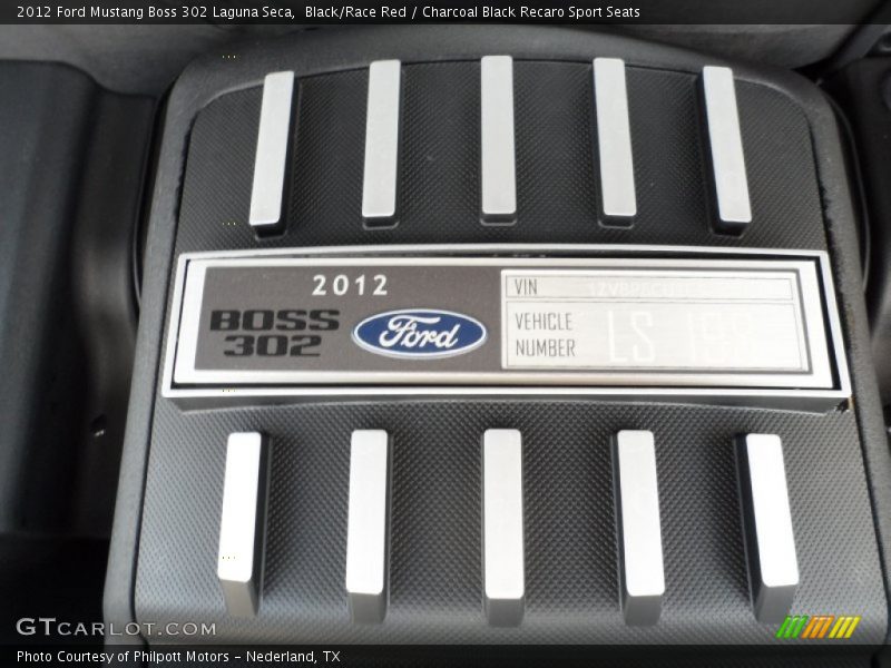  2012 Mustang Boss 302 Laguna Seca Engine - 5.0 Liter Hi-Po DOHC 32-Valve Ti-VCT V8