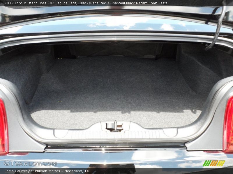  2012 Mustang Boss 302 Laguna Seca Trunk