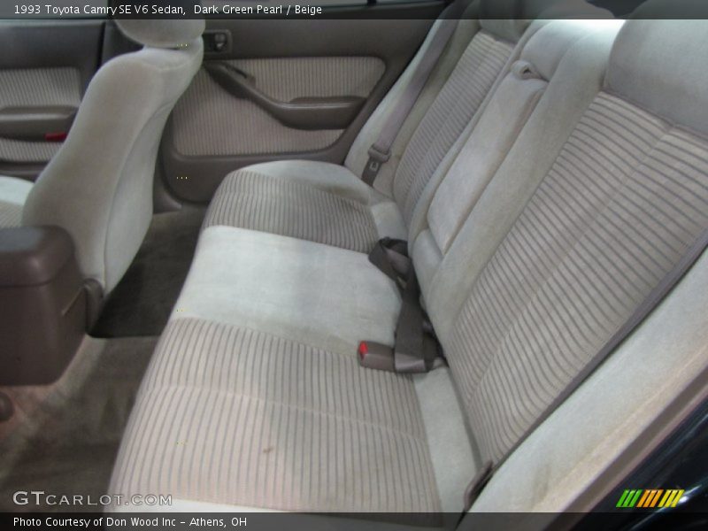 Dark Green Pearl / Beige 1993 Toyota Camry SE V6 Sedan