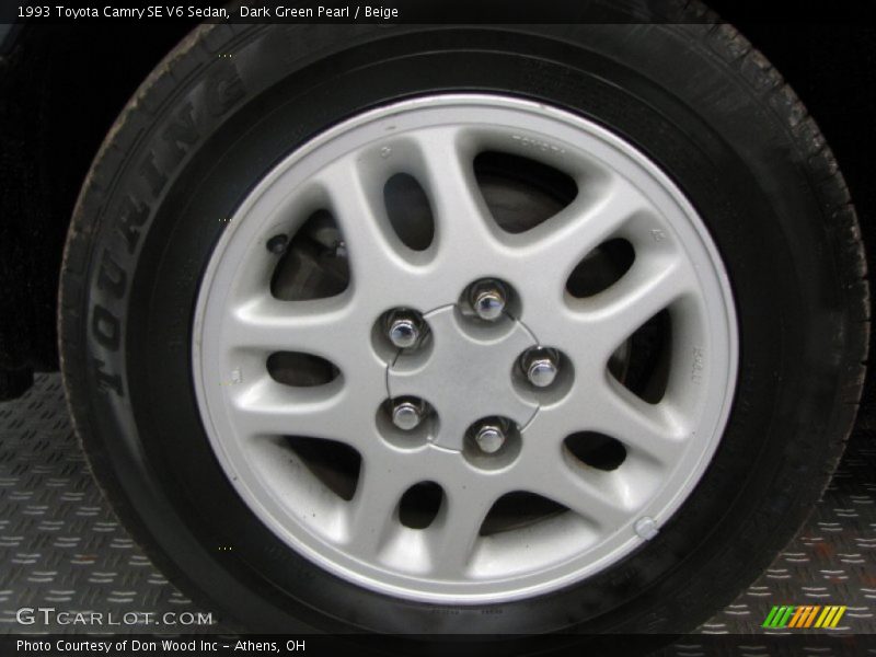 Dark Green Pearl / Beige 1993 Toyota Camry SE V6 Sedan