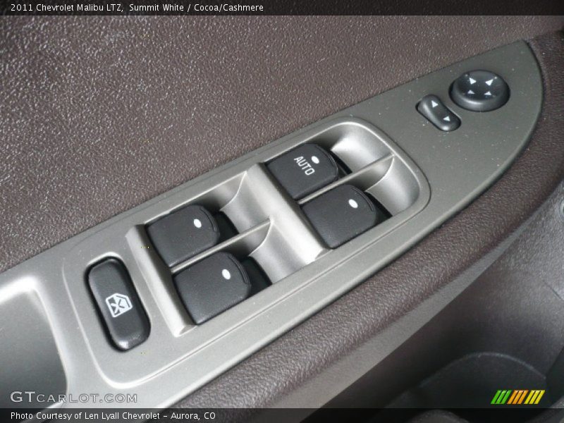 Summit White / Cocoa/Cashmere 2011 Chevrolet Malibu LTZ