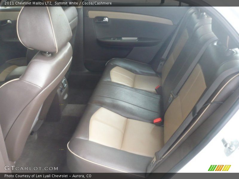 Summit White / Cocoa/Cashmere 2011 Chevrolet Malibu LTZ