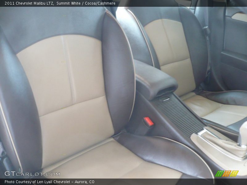 Summit White / Cocoa/Cashmere 2011 Chevrolet Malibu LTZ