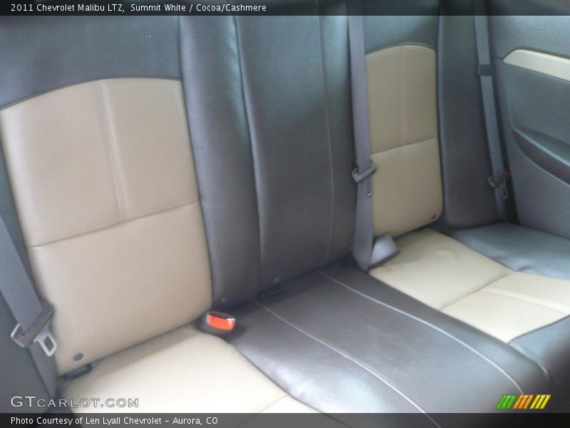 Summit White / Cocoa/Cashmere 2011 Chevrolet Malibu LTZ