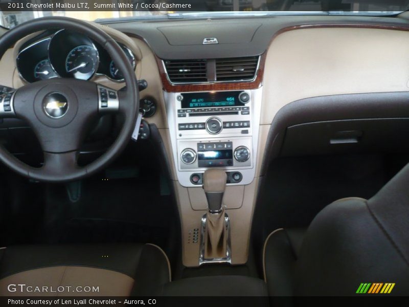 Summit White / Cocoa/Cashmere 2011 Chevrolet Malibu LTZ