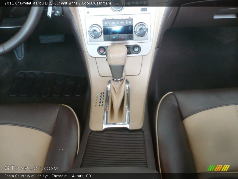 Summit White / Cocoa/Cashmere 2011 Chevrolet Malibu LTZ