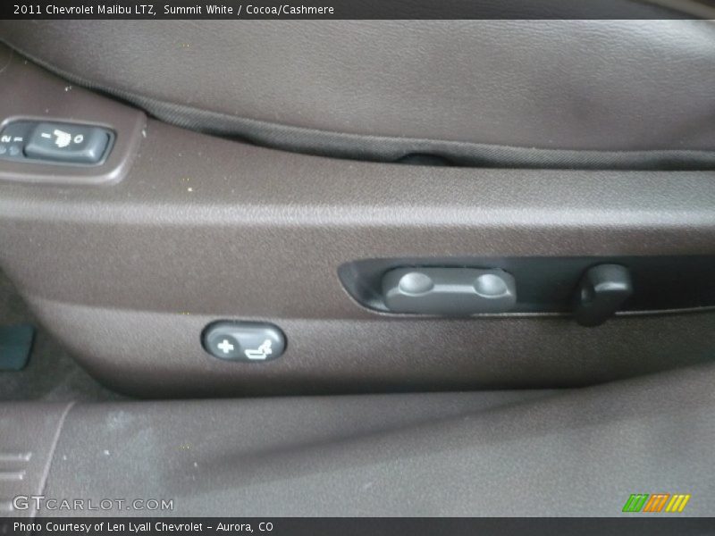 Summit White / Cocoa/Cashmere 2011 Chevrolet Malibu LTZ