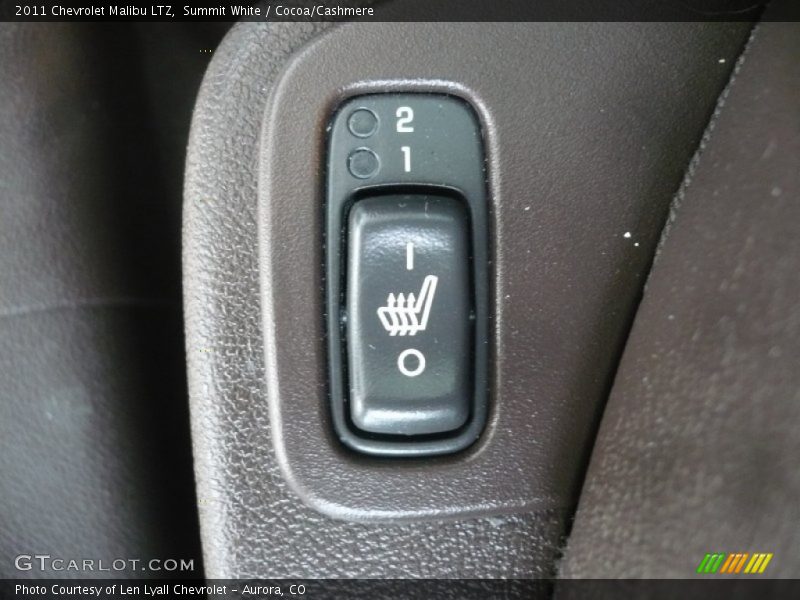 Summit White / Cocoa/Cashmere 2011 Chevrolet Malibu LTZ