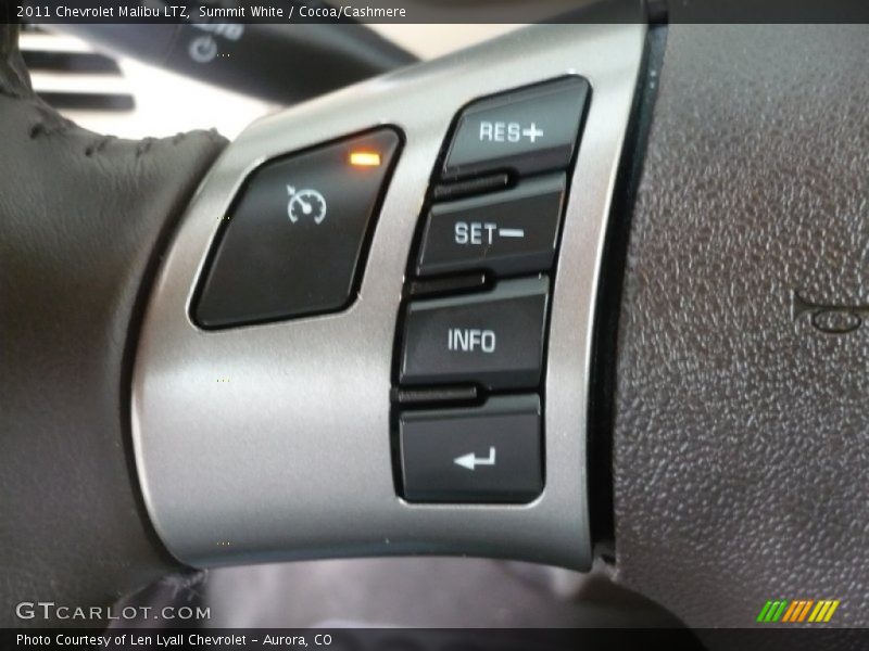 Summit White / Cocoa/Cashmere 2011 Chevrolet Malibu LTZ