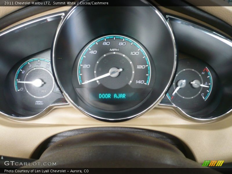 Summit White / Cocoa/Cashmere 2011 Chevrolet Malibu LTZ