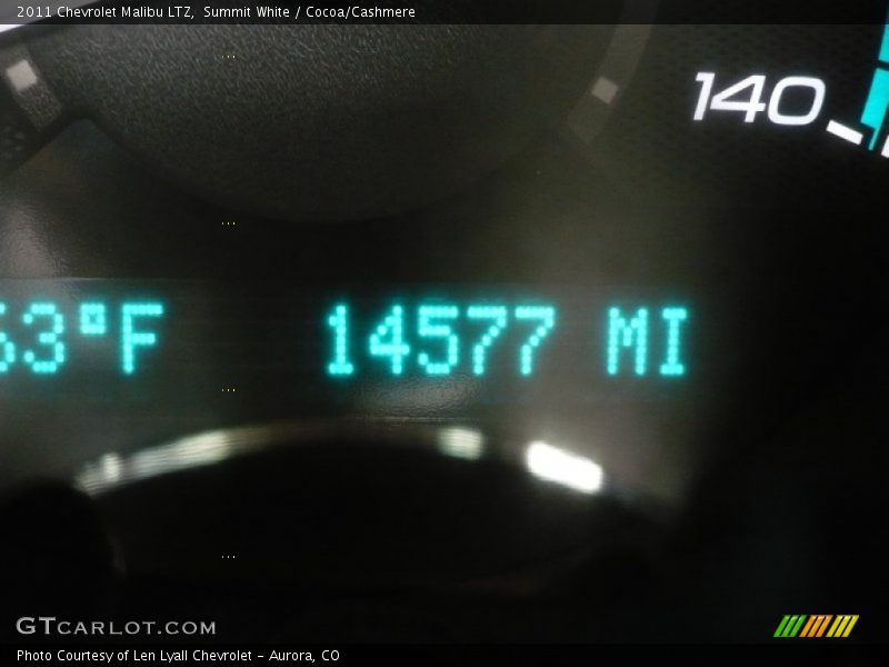 Summit White / Cocoa/Cashmere 2011 Chevrolet Malibu LTZ