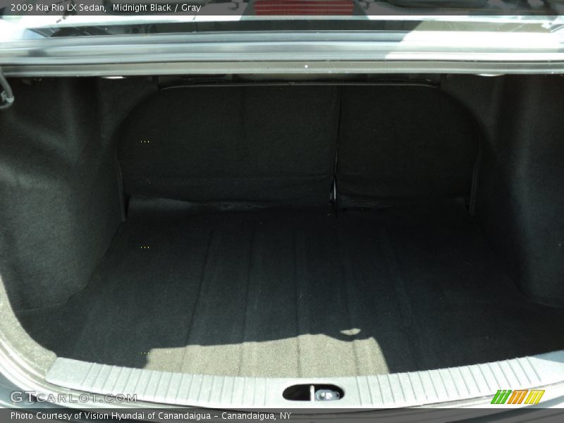 Midnight Black / Gray 2009 Kia Rio LX Sedan