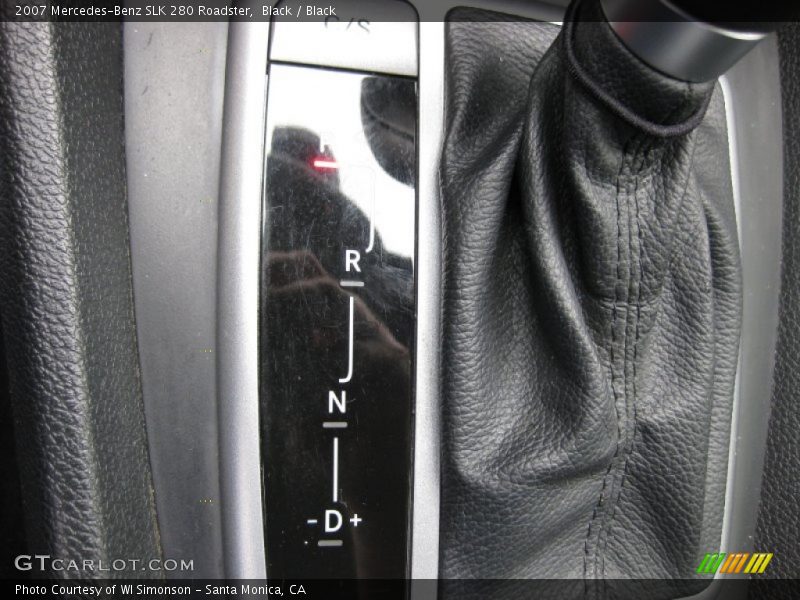 Black / Black 2007 Mercedes-Benz SLK 280 Roadster