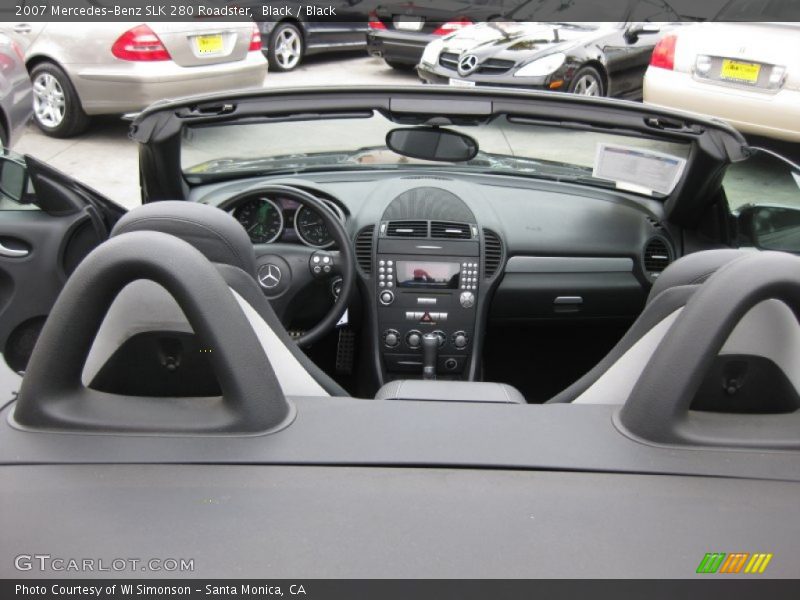 Black / Black 2007 Mercedes-Benz SLK 280 Roadster