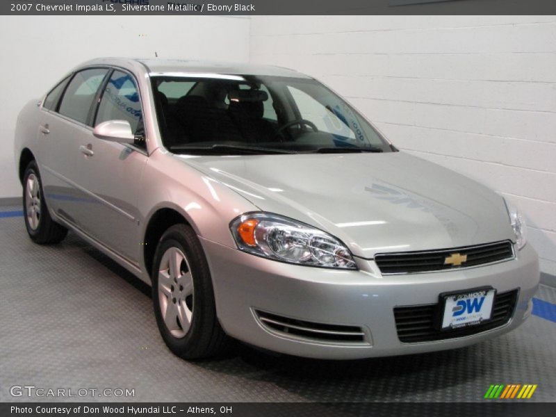 Silverstone Metallic / Ebony Black 2007 Chevrolet Impala LS