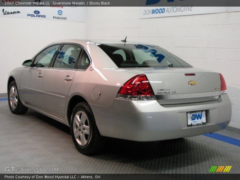 Silverstone Metallic / Ebony Black 2007 Chevrolet Impala LS