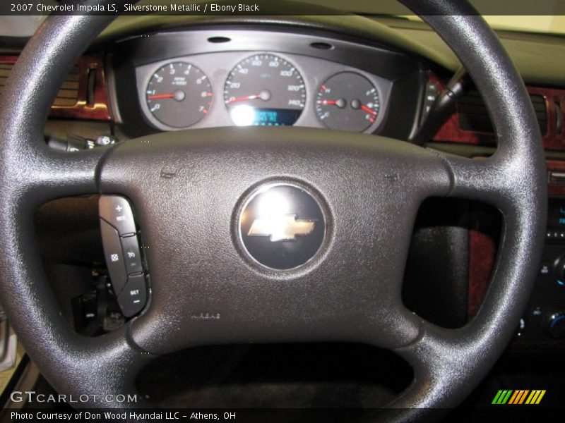 Silverstone Metallic / Ebony Black 2007 Chevrolet Impala LS