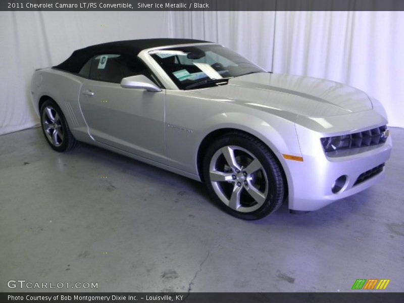 Silver Ice Metallic / Black 2011 Chevrolet Camaro LT/RS Convertible