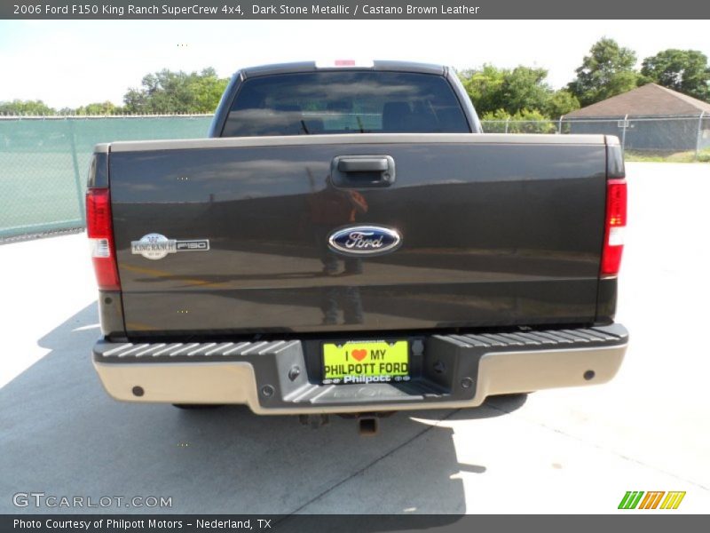 Dark Stone Metallic / Castano Brown Leather 2006 Ford F150 King Ranch SuperCrew 4x4