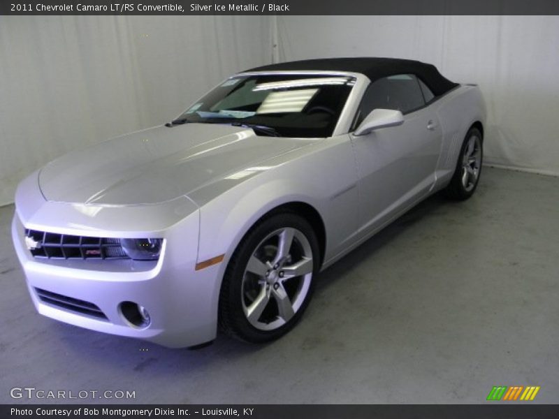 Silver Ice Metallic / Black 2011 Chevrolet Camaro LT/RS Convertible