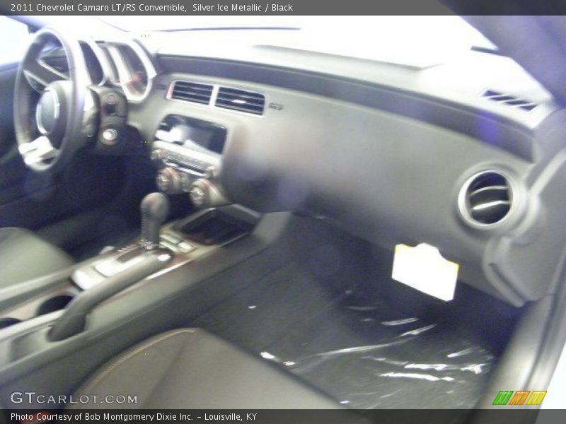 Silver Ice Metallic / Black 2011 Chevrolet Camaro LT/RS Convertible