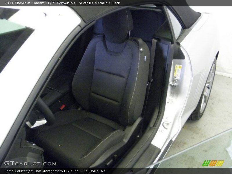 Silver Ice Metallic / Black 2011 Chevrolet Camaro LT/RS Convertible