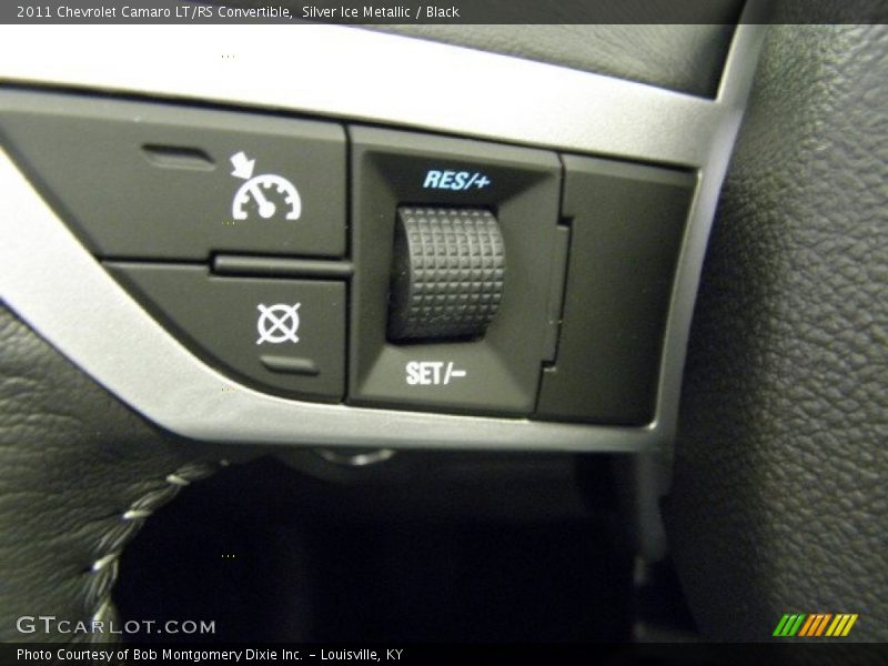 Silver Ice Metallic / Black 2011 Chevrolet Camaro LT/RS Convertible