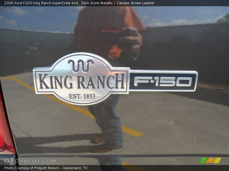 Dark Stone Metallic / Castano Brown Leather 2006 Ford F150 King Ranch SuperCrew 4x4