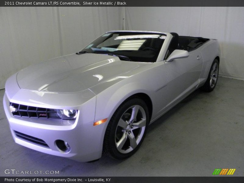 Silver Ice Metallic / Black 2011 Chevrolet Camaro LT/RS Convertible