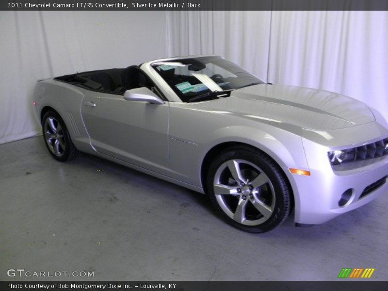 Silver Ice Metallic / Black 2011 Chevrolet Camaro LT/RS Convertible