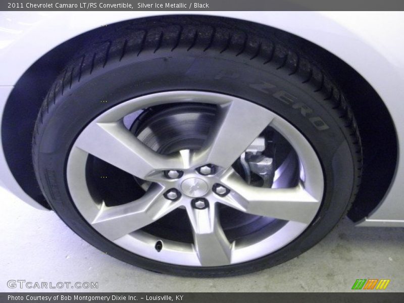 Silver Ice Metallic / Black 2011 Chevrolet Camaro LT/RS Convertible