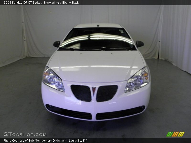 Ivory White / Ebony Black 2008 Pontiac G6 GT Sedan