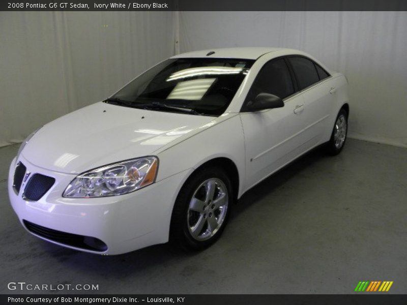 Ivory White / Ebony Black 2008 Pontiac G6 GT Sedan