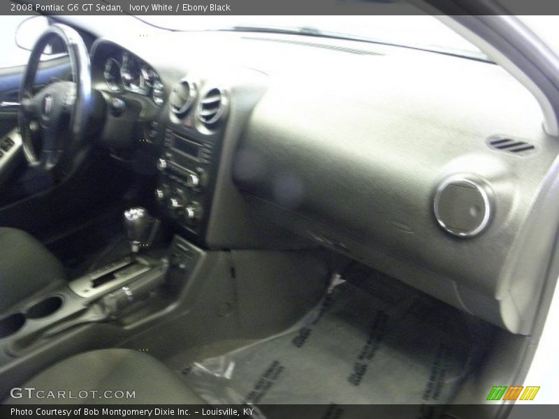 Ivory White / Ebony Black 2008 Pontiac G6 GT Sedan